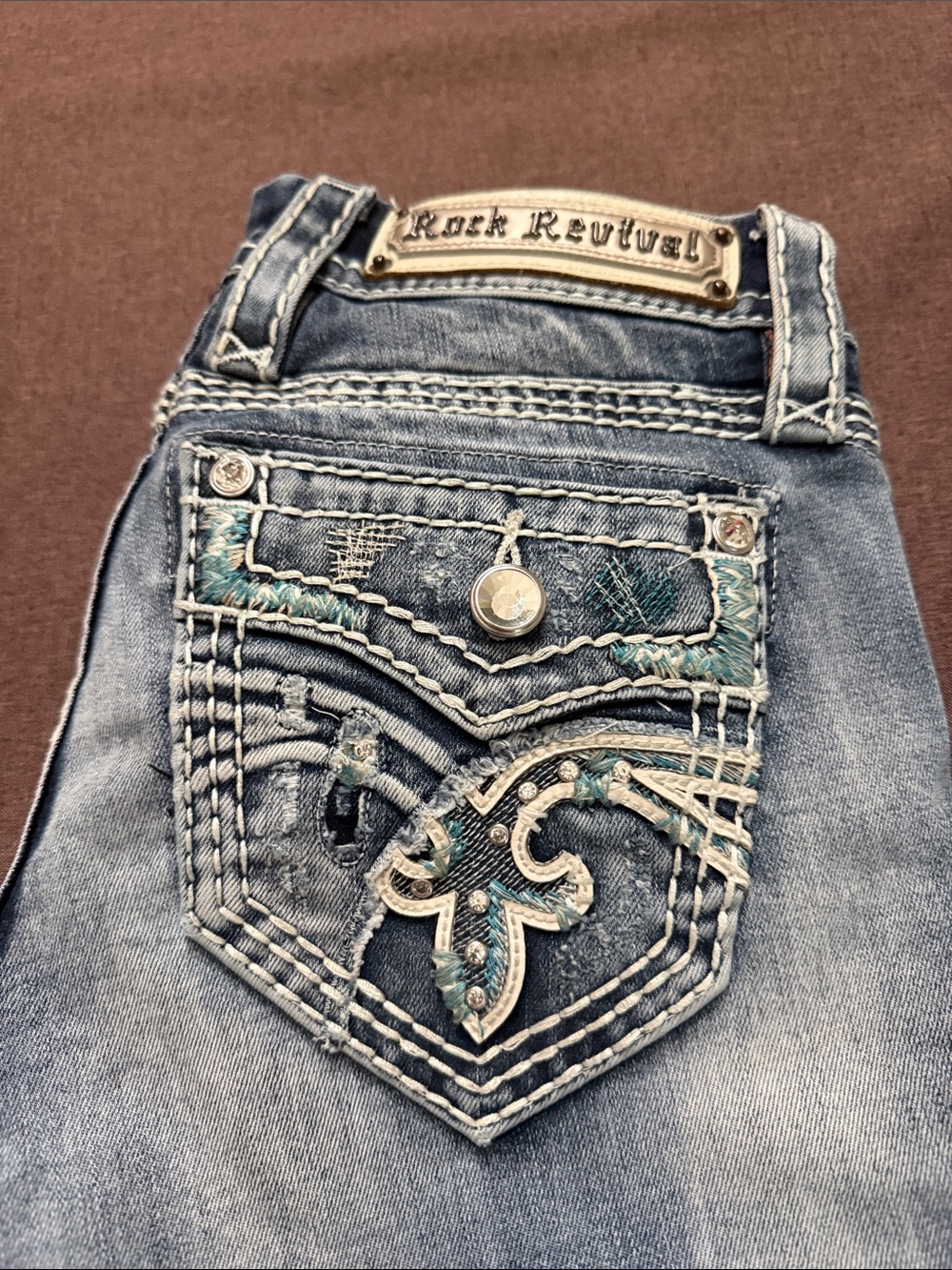 Rock revival, Kyla midrise ankle skinny size 24
